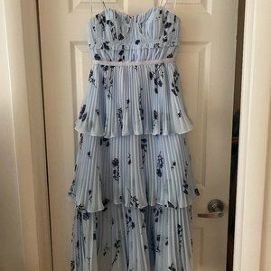 Blue Size 4 Self-Portrait Dress